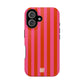 HOT PINK STRIPE MAGSAFE CASE