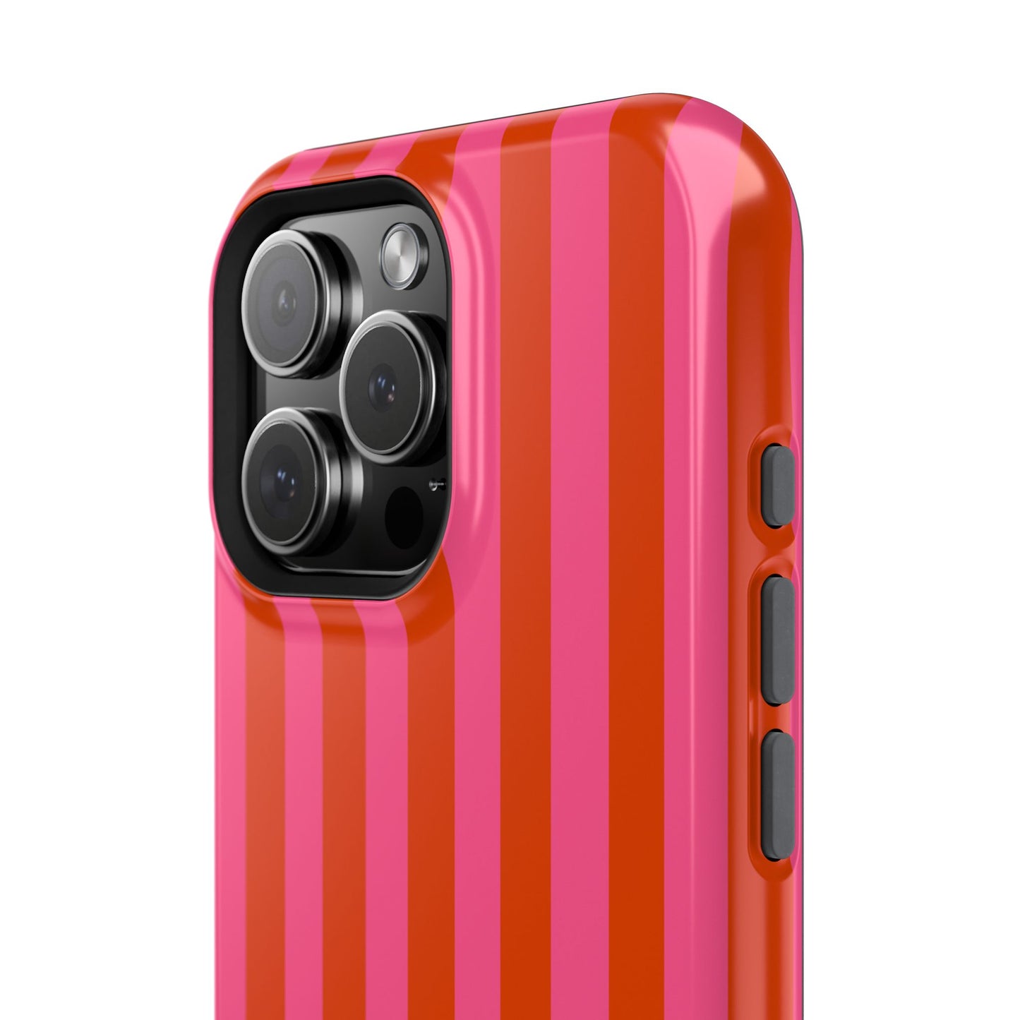 HOT PINK STRIPE MAGSAFE CASE