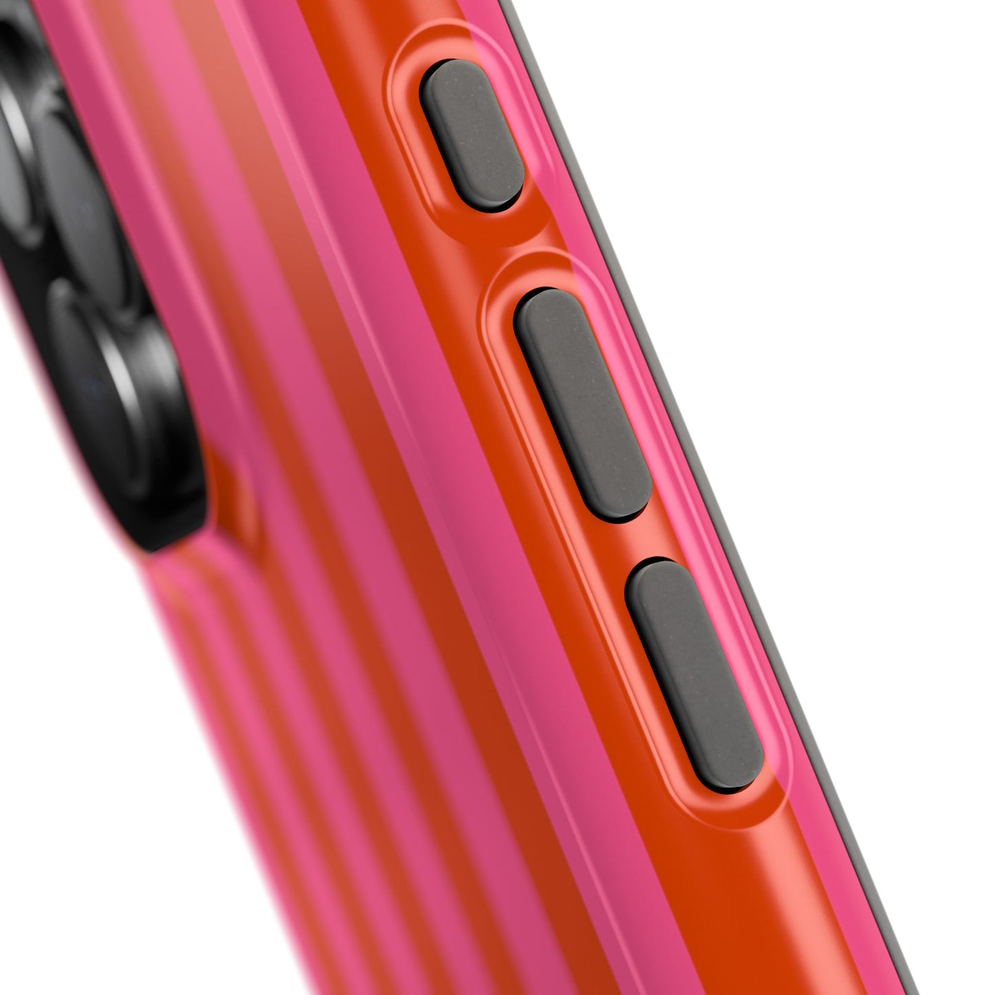HOT PINK STRIPE MAGSAFE CASE