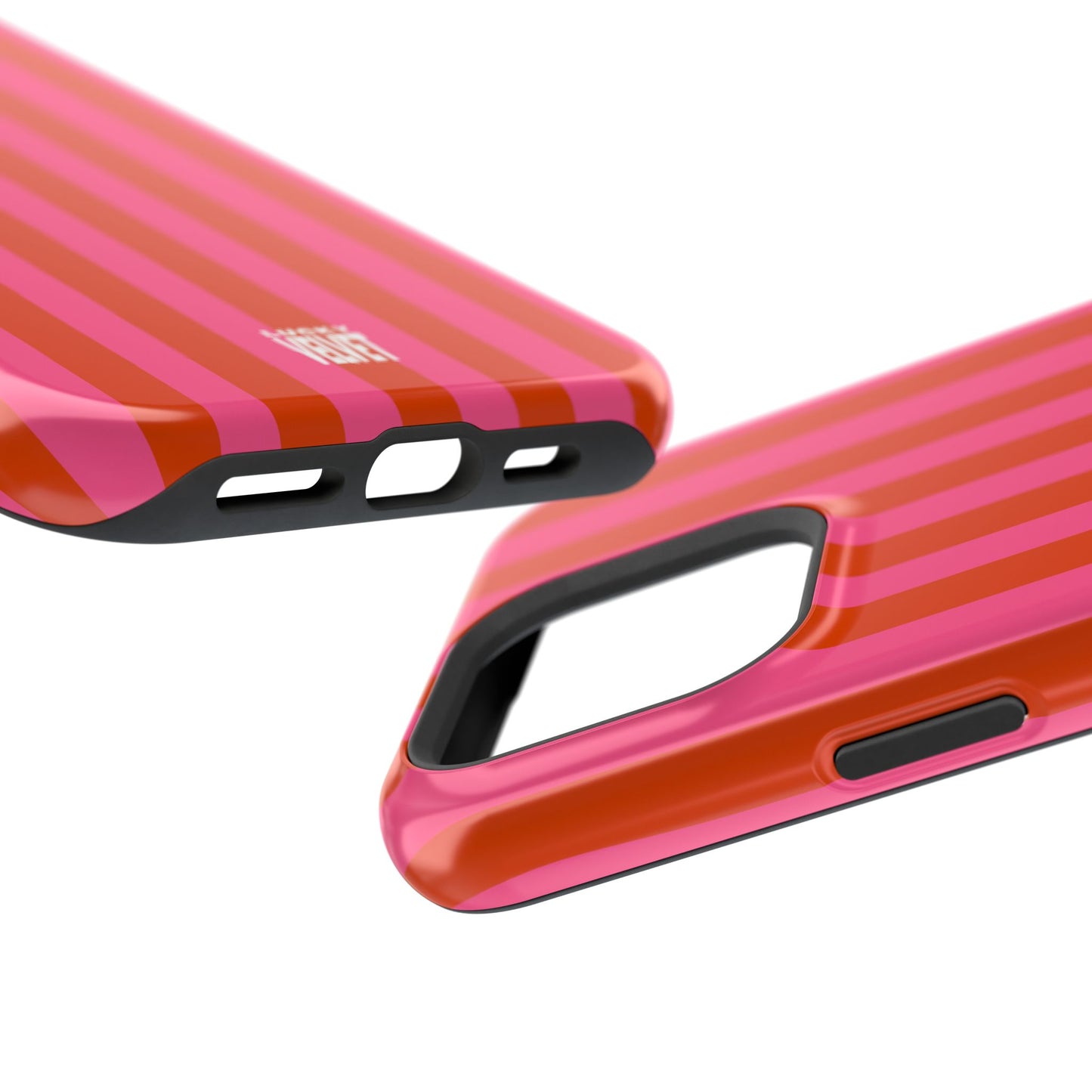 HOT PINK STRIPE MAGSAFE CASE