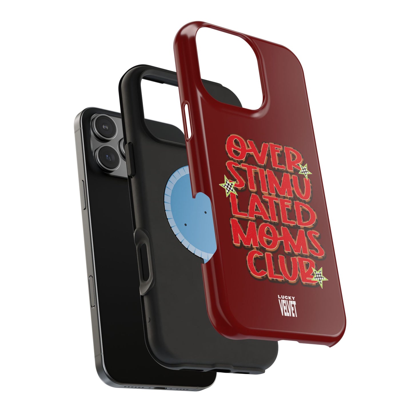 OVERSTIMULATED MOMS CLUB MAGSAFE CASE