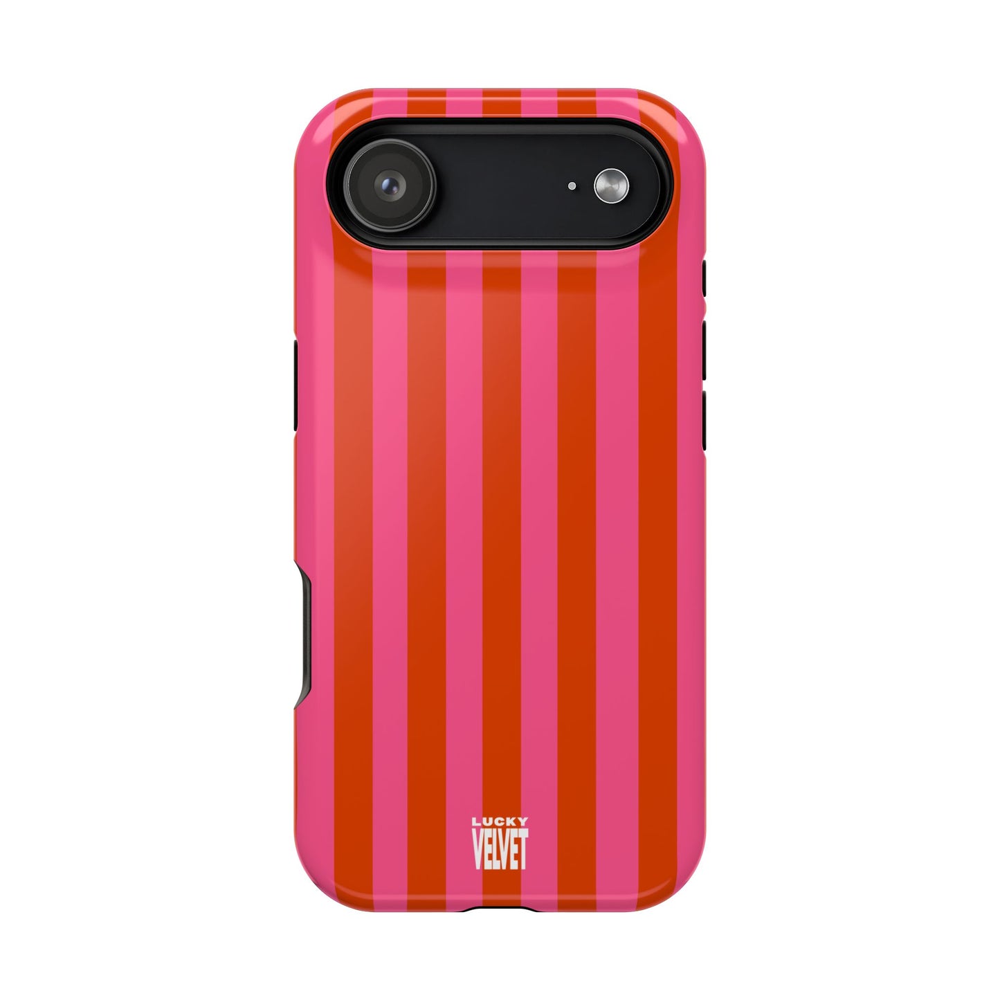 HOT PINK STRIPE MAGSAFE CASE